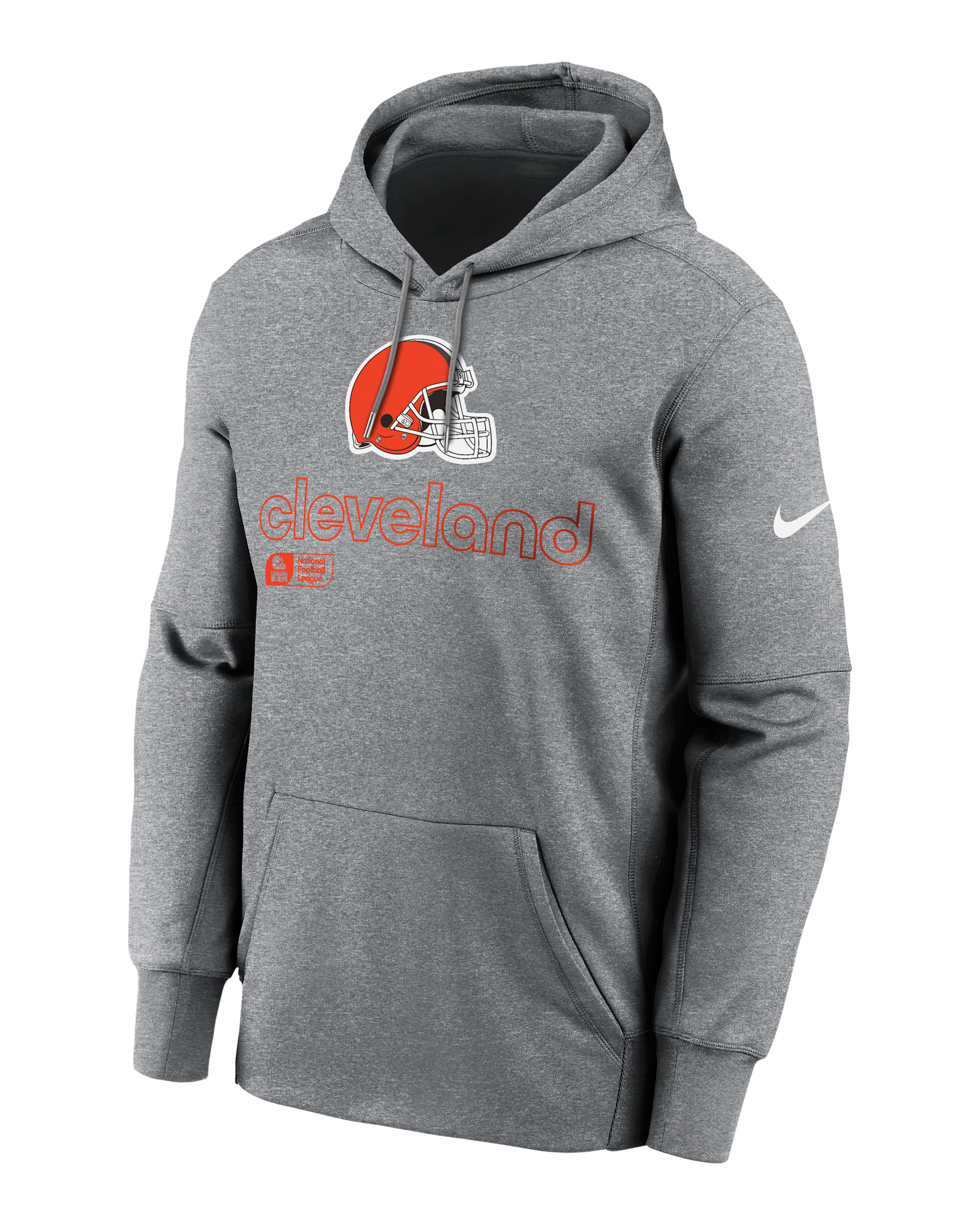 【極美品✨】NFL　CLEVELAND BROWNS　オーバーパーカー　グレー Men's Cleveland Browns Fanatics Heather Gray Legacy Fleece